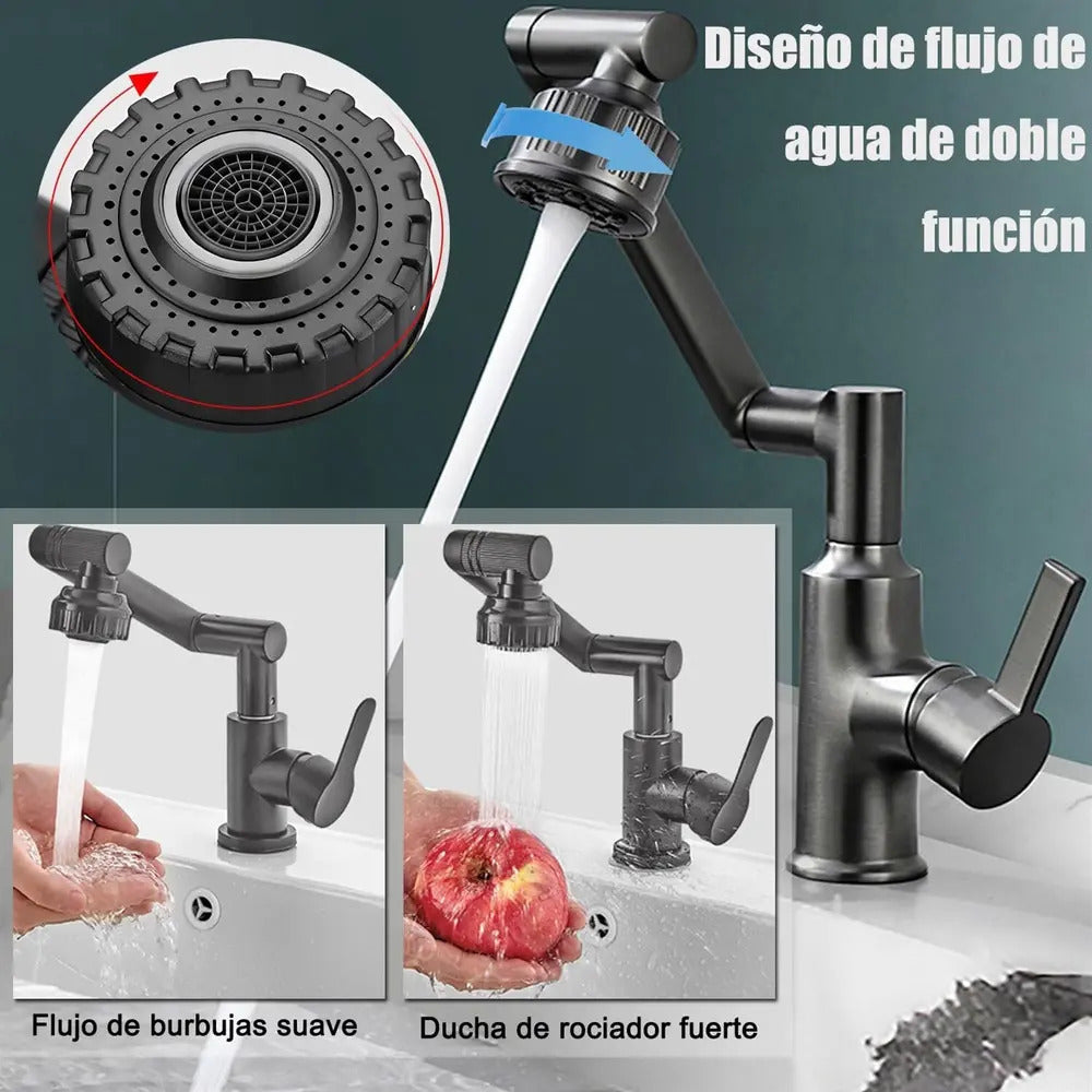 Grifo Cocina Brazo Giratorio Universal