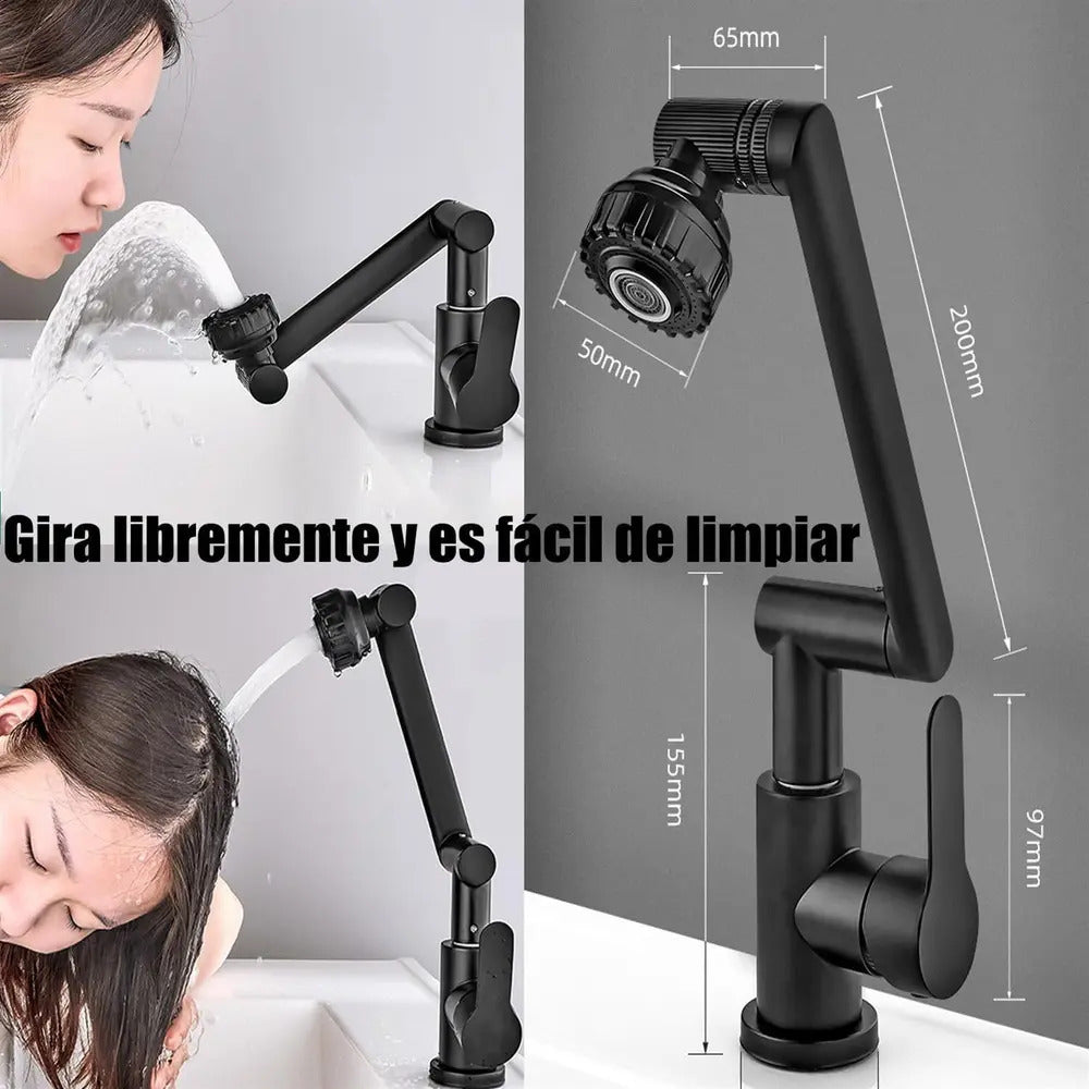 Grifo Cocina Brazo Giratorio Universal